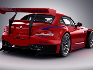 bmw z4 gt3 2010 Modelo 3D