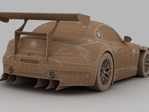 bmw z4 gt3 2010 Modelo 3D