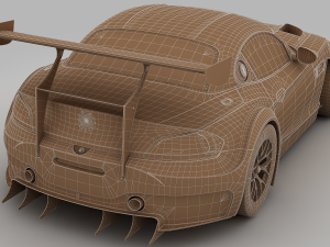 bmw z4 gt3 2010 Modelo 3D