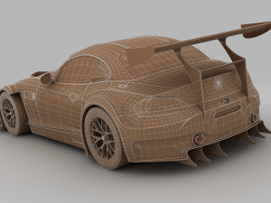 bmw z4 gt3 2010 Modelo 3D