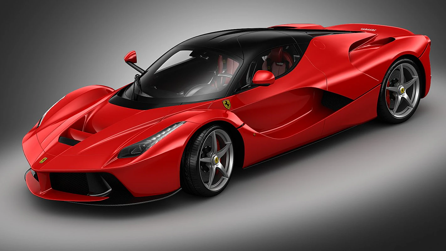 ferrari laferrari 3D Model .c4d .max .obj .3ds .fbx .stl .blend