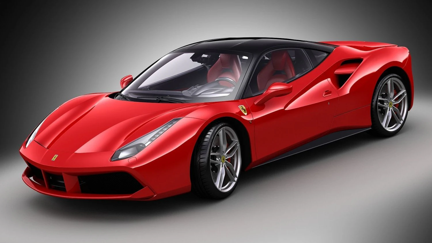 ferrari 488 gtb 3D Model .c4d .max .obj .3ds .fbx .stl .blend