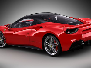 ferrari 488 gtb Model 3D