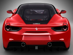 ferrari 488 gtb 3D Model