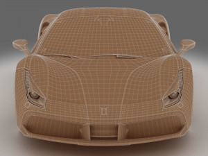 ferrari 488 gtb Model 3D