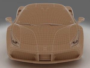 ferrari 488 gtb 3D Model