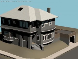 plik domu Model 3D