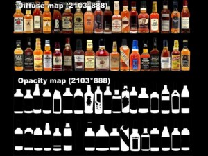 35 bottles of whisky 3D 模型