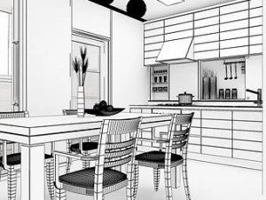01 kitchen raah 3D Model
