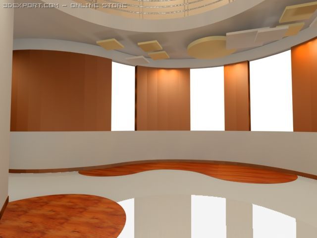 building hall Modèle 3D .c4d .max .obj .3ds .fbx .stl .blend 