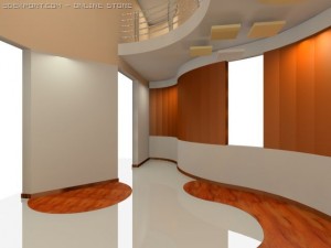 building hall Modèle 3D