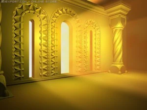 早晨的阳光 3D 模型