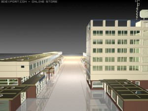 small town 3D Model