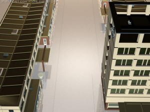 small town 3Dモデル