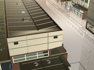 small town 3Dモデル