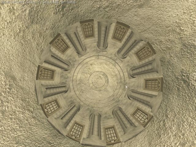 stone room 3D Модель .c4d .max .obj .3ds .fbx .stl .blend 