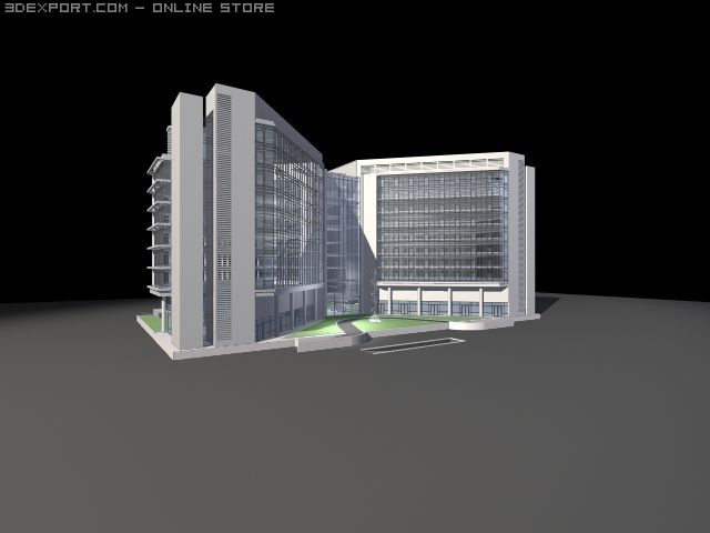scientific centre 3D Model .c4d .max .obj .3ds .fbx .stl .blend 