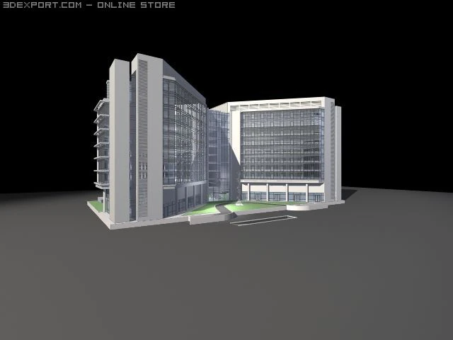 scientific centre 3D Model .c4d .max .obj .3ds .fbx .stl .blend 
