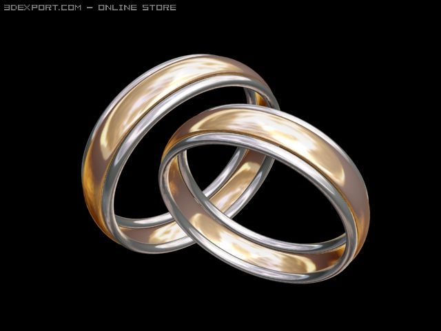 wedding ring Modelo 3D .c4d .max .obj .3ds .fbx .stl .blend