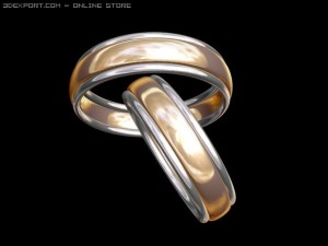 wedding ring Modelo 3D