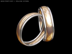 wedding ring Modelo 3D