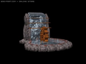 water fall mini 3D Model