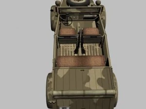 volkswagen typ 82 kuebelwagen 3D Model