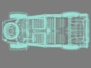 volkswagen typ 82 kuebelwagen 3D Model