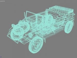 volkswagen typ 82 kuebelwagen 3D 모델