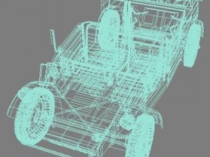 volkswagen typ 82 kuebelwagen 3D 모델