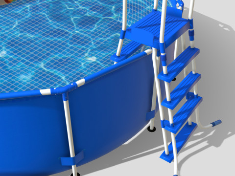 BestWay Frame Water Pool Low-poly 3D Model