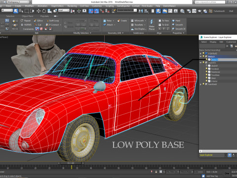 Fiat 1959 Abarth 750GT Double Bubble Coupe Modelo 3D
