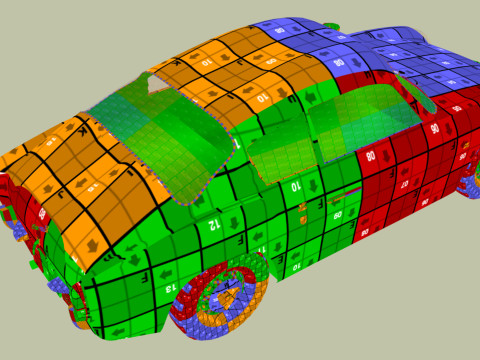 Fiat 1959 Abarth 750GT Double Bubble Coupe Modelo 3D