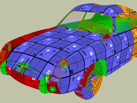 Fiat 1959 Abarth 750GT Double Bubble Coupe Modelo 3D