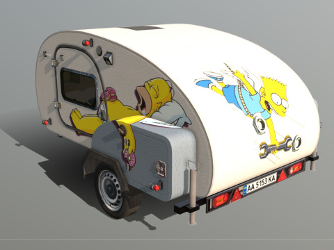 Smart Camper 3D Model