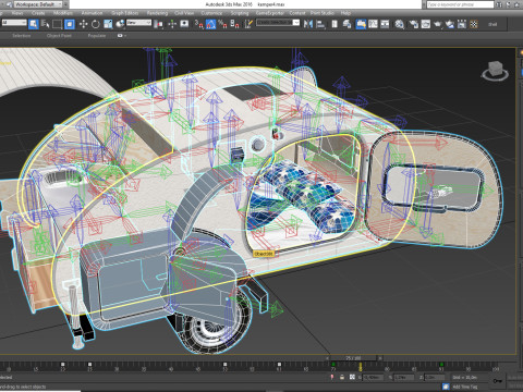 Smart Camper 3D Model