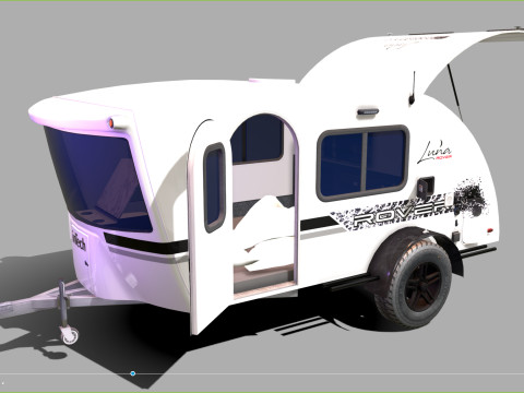 InTech Luna Rover camper 3D 모델