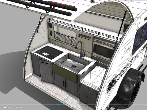 InTech Luna Rover camper 3D 모델