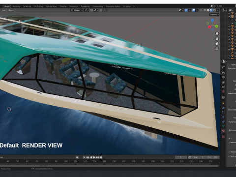TYDE ICON Electric Yacht 3Dモデル
