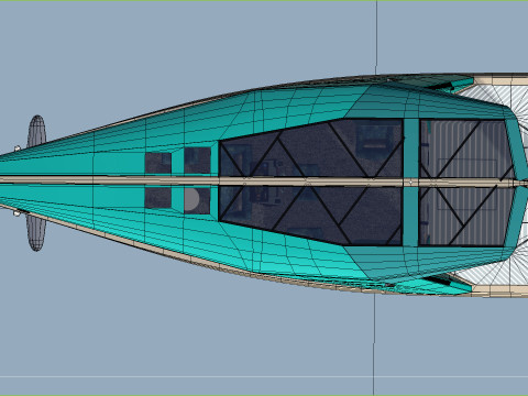 TYDE ICON Electric Yacht 3Dモデル