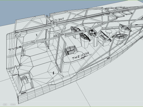 TYDE ICON Electric Yacht 3Dモデル