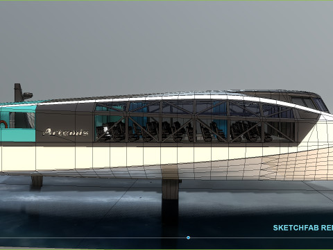 Artemis hydrofoil electric ferry EF 24 3Dモデル