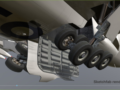 Airbus A350 1000 Home livery 3D 모델