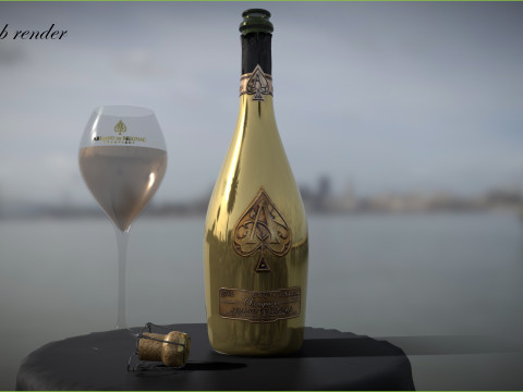 Armand De Brignac Ace of Spades 3D Модель
