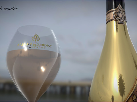 Armand De Brignac Ace of Spades 3D Модель