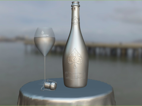 Armand De Brignac Ace of Spades 3D Модель