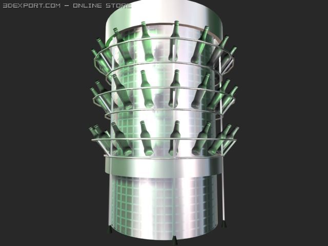 beer counter Modelo 3D .c4d .max .obj .3ds .fbx .stl .blend 