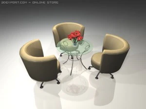 sof&aacute; min&uacute;sculo Modelo 3D