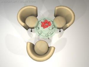 tiny sofa 3D Model