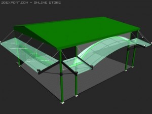 outside bar 3D Модель